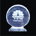 Round Crystal Trophy
